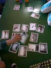 The table where children´s photos are shared and c