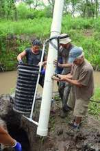 Installing a solar water pump