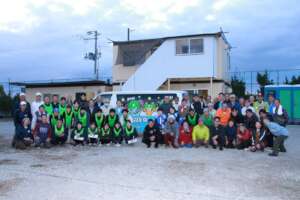 Volunteers coming from all over Japan (Nov 16)