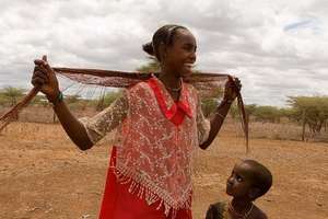 Samburu Teen and Child