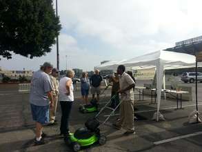 Electric Lawnmower demonstration by Jakkar Lewis