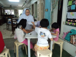 Tutorial sessions with the girls