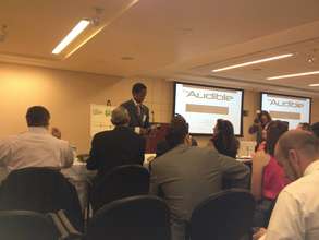 Dagim G, presenting at the DC Regional Finals