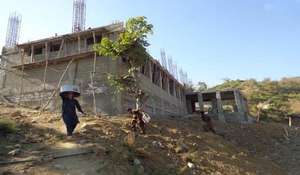 Zarbaig School in the mountains of Dir