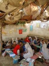 Girls Studying in Zarbaig