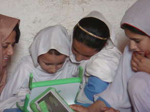 Girls teach and learn from each other