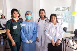 Jessenia in her Career Pathways class