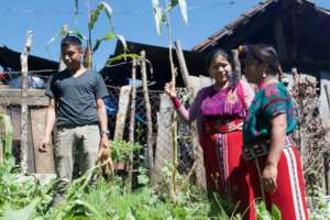 Many mothers are helping others grow gardens, too.