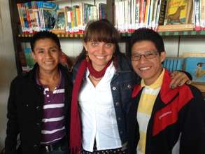 Director Katie with our two new librarians