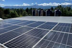 Solar panels at Colegio Horizontes