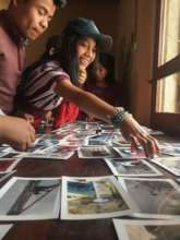 Selecting photos for the exhibition