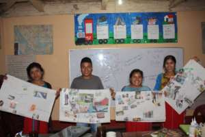 Our new interns presenting their life plan goals