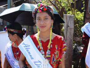 Karelyn during the local Independence Day parade