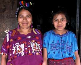 Maria with her daughter Angelica