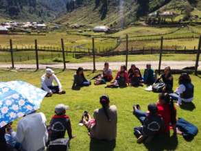 Meeting with parents in Huehuetenango