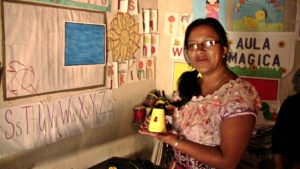 Our coordinator, Lola, can't help but be proud!