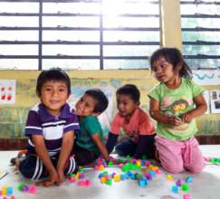 Everybody is all smiles in Chonita's classroom