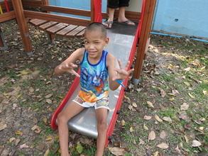 after slide excitement!