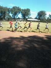 Underprivileged Runners Training Hard at Kericho