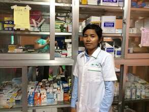 Chenda got her dream job as a nurse in her village