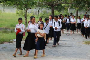 GATE students on their way to school