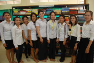 Students at the University of Banking and Finance
