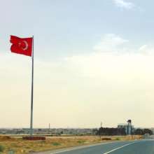A view of the Syria-Turkey border