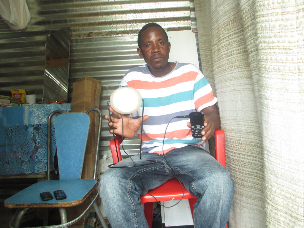 Cell phone charging entrepreneur!