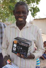 Satisfied Firefly Solar Light & Charger customer