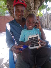 Namibian brothers showing off their new products