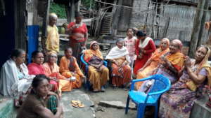 Old age people at Manakamana elderly people home