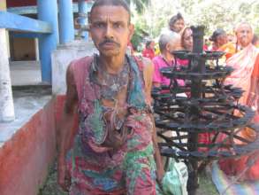 One of the old age  man at Makamana