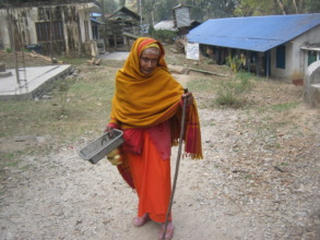 One of the oldest women in the home