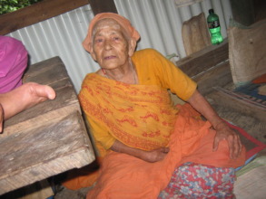 One of the oldest women at home
