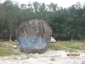 A big  stone at Manakalama  historical  importance