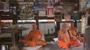 Some elderly people in prayer