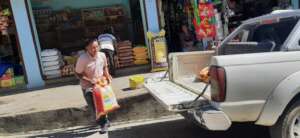 Food materials to be distributed
