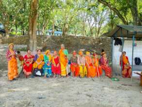 Elderly people at Manakamana Elderly Home