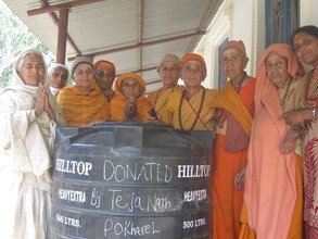 Water Tank donated by MAST company