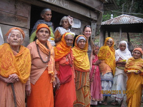 The old aged people a the the  home