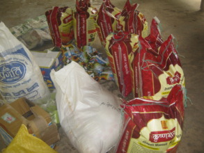 Food materials we are going to distribute.