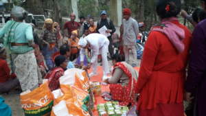 Manakamana Food Materials Distribution Program