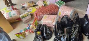 Food materials to be distributed