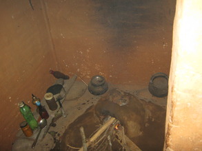 The kitchen of elderly people