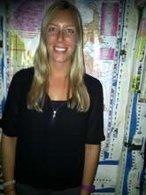 Megan posed for Camera at our office