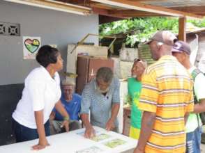 Discussing seabird conservation with fisherfolk.