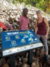 Team members installed signs on Wildlife Reserves.