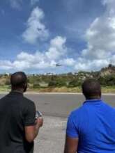 Ranger operating drone during training exercise.