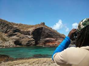 Field Research Manager Wayne Smart observes nests.