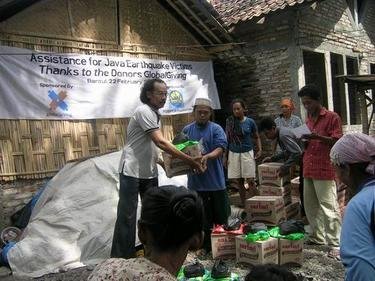 Assistance for Java Earthquake Victims
